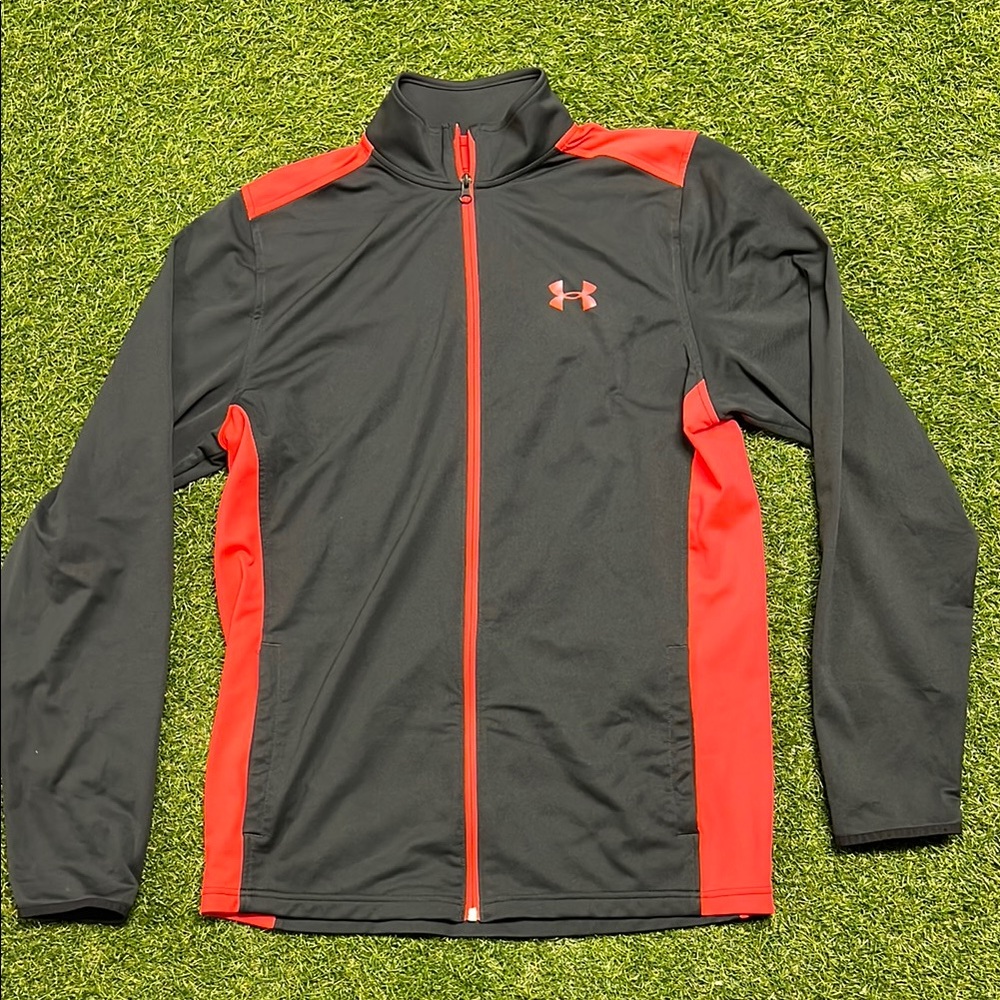 Under Armour Black and Red Jacket